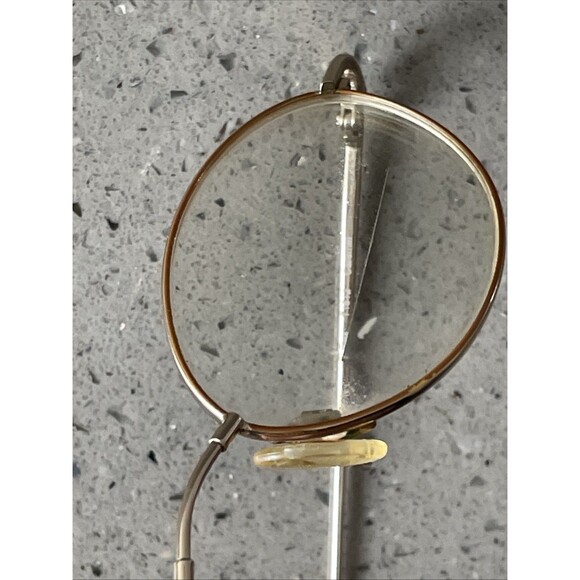 TI Flex T1512 1512 Caramel Eyeglasses Frames ONLY 48-18-135 Oval full rim gold - Picture 12 of 12